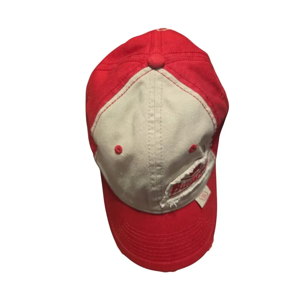 Dale Earnhardt Jr #8 Budweiser Chase Authentics Distressed Snapback Hat NASCAR